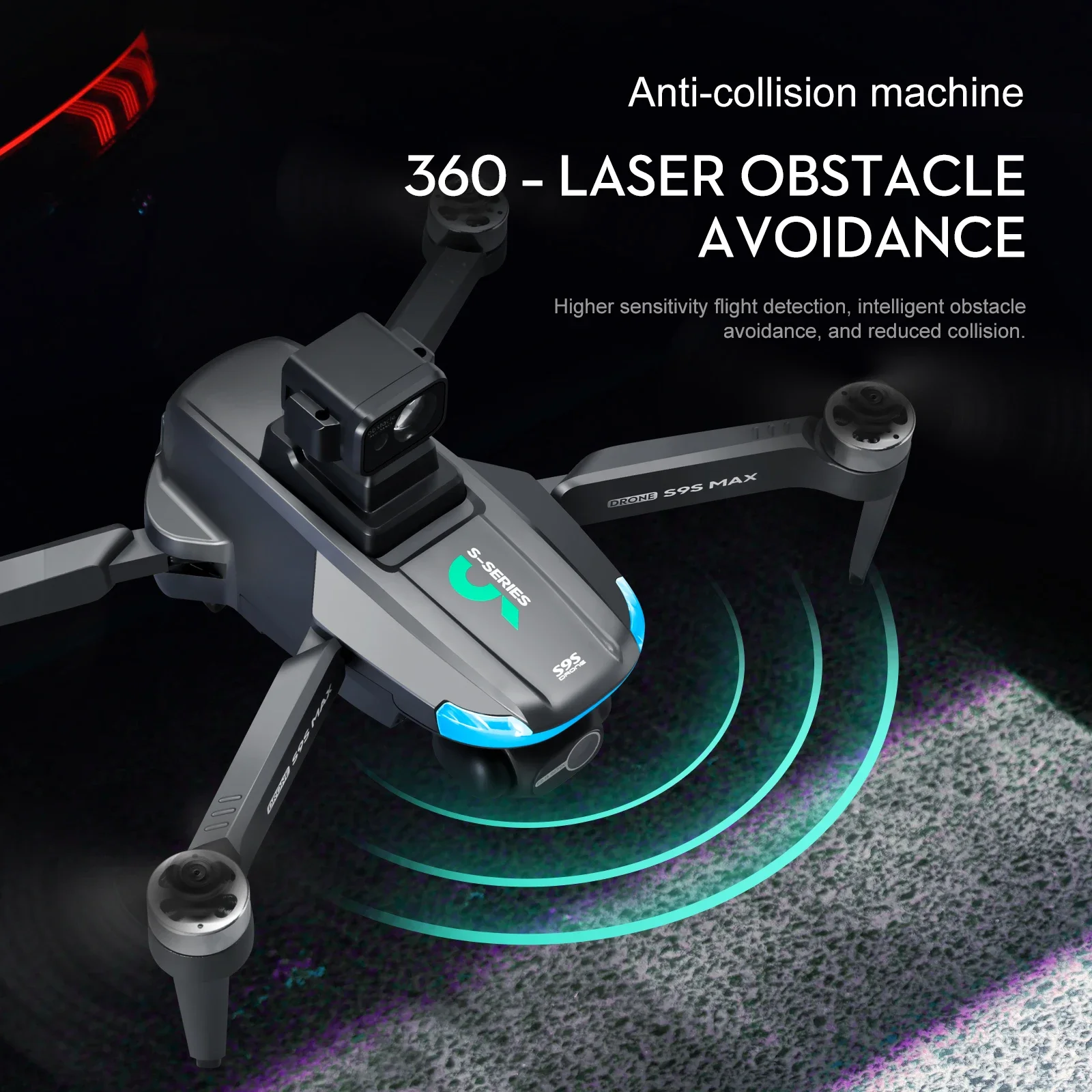새로운 S9S MAX 미니 드론 4K 2축 PTZ HD - Drone Gimbal 2 Axis 리뷰 및 가격