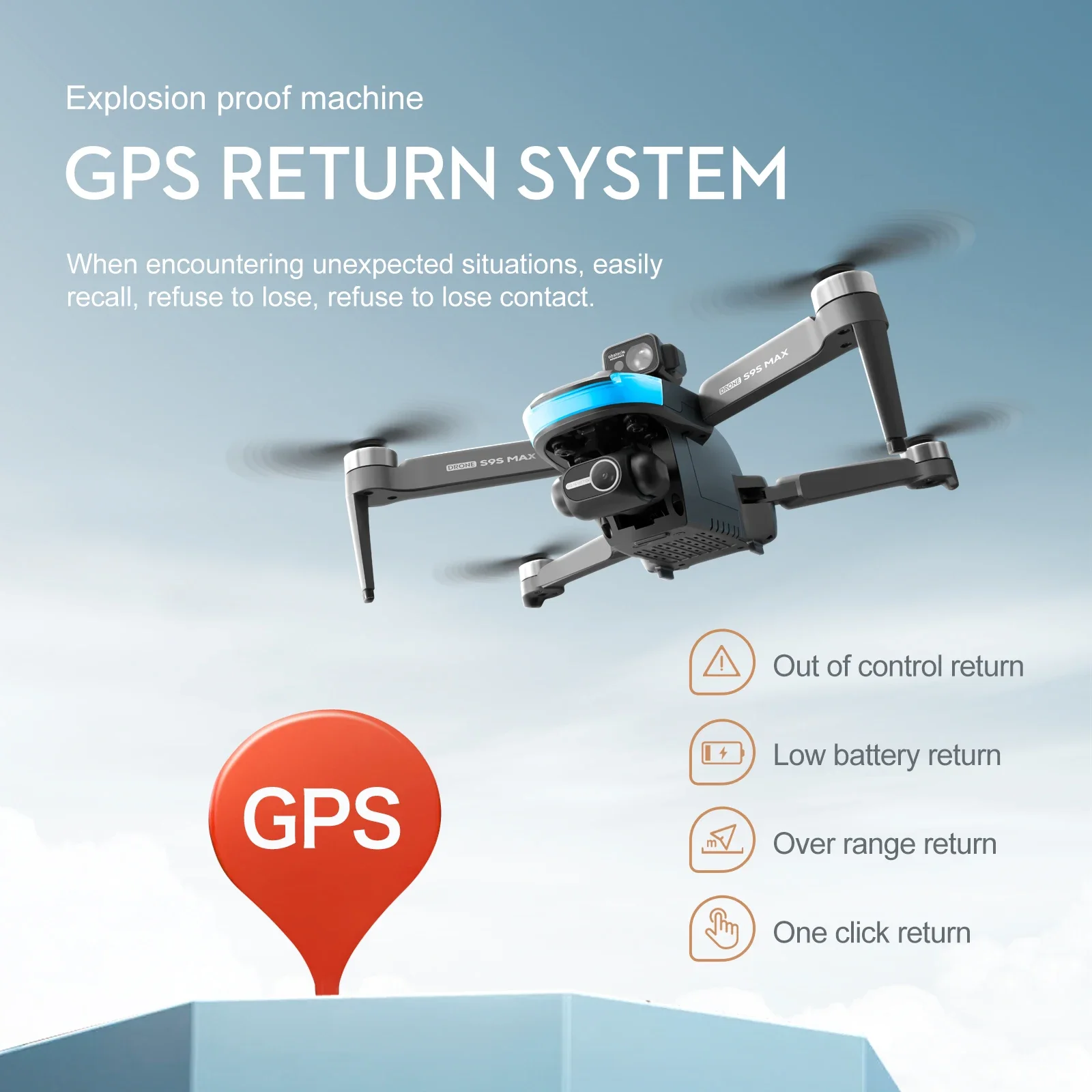 새로운 S9S MAX 미니 드론 4K 2축 PTZ HD - Drone Gimbal 2 Axis 리뷰 및 가격
